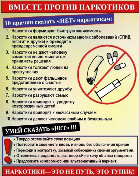 Памятка для педагогов и родителей по выявлению употребления наркотиков несовершеннолетними.